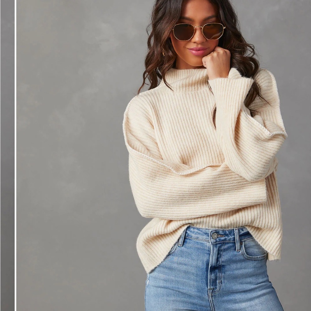 VICI NWOT - Wilfred Mock Neck Pullover Sweater